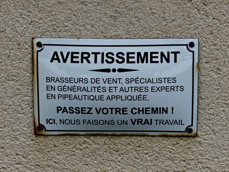 Vous êtes prévenus